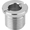 Kipp Adapter Bushing For Ball Lock Pin D=6, M=M12X1, 5, Steel Nickel-Plated K1065.6